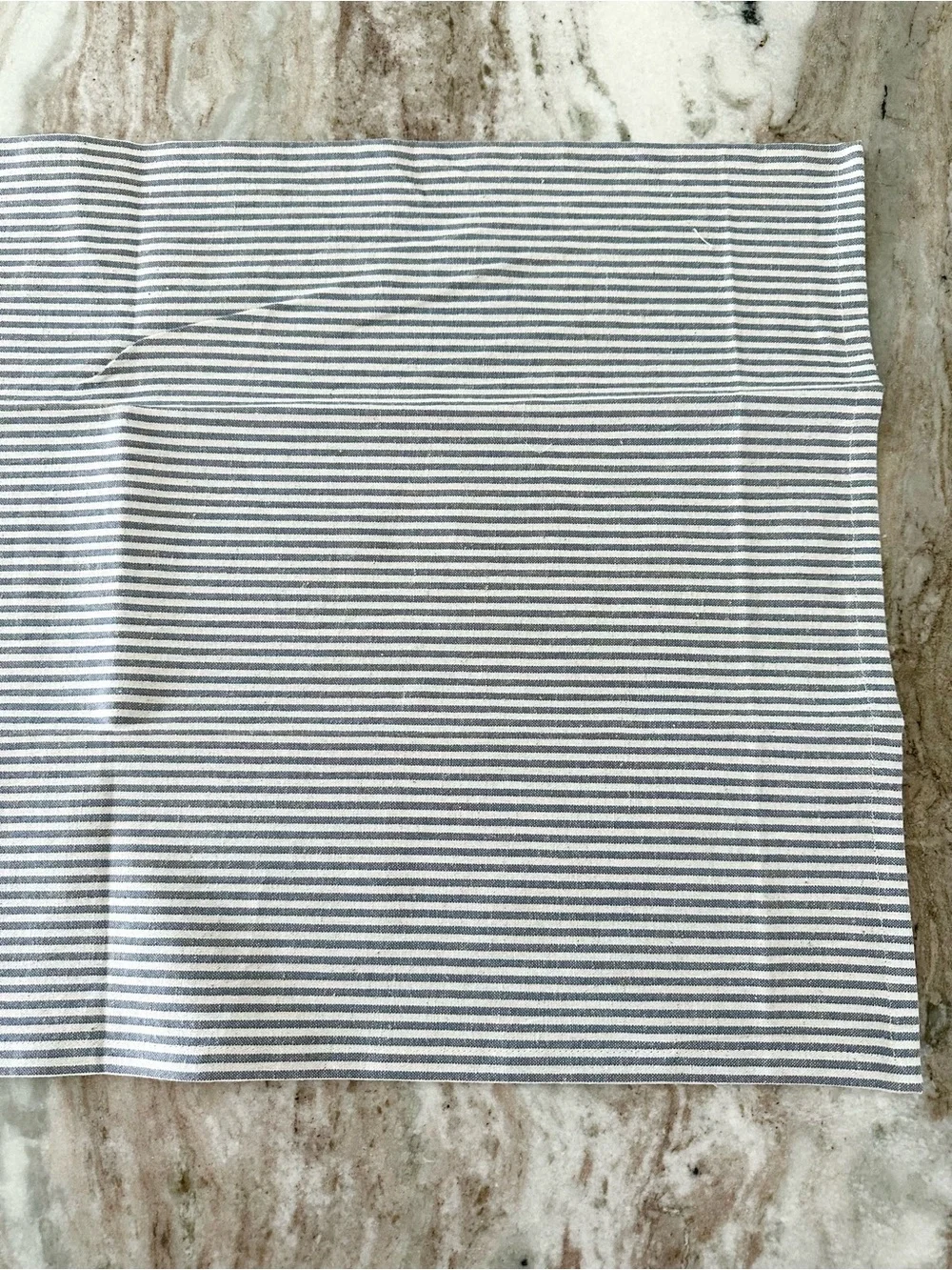 Hearth & Hand Magnolia Set of 2 Cotton Linen Blend Kitchen Towels- Plaid Stripes